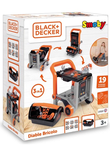 Black & Decker 3'ü 1 Arada Devil Workmate Çalışma Tezgahı 360219