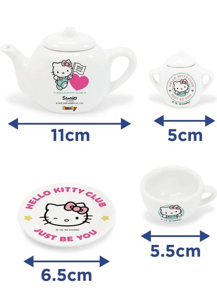 Hello Kitty Oyuncak Porselen Çay Seti 310596