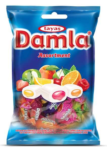 Damla Karışık Meyveli Yumuşak Şeker 1 Kg