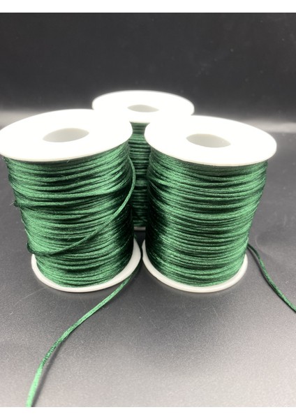 10 Metre Floş Ip,zümrüt Yeşili Floş Ip, 1mm Floş Ip / Sıçan Kuyruğu Takı Bileklik Ipi fiyatları