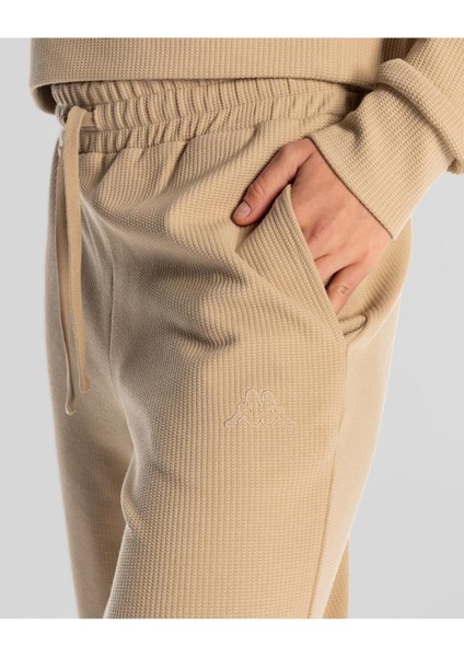 Woman Logo Elıse Waffle Jogger Beıge Pants 311L3BW-W6F