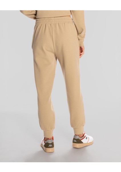 Woman Logo Elıse Waffle Jogger Beıge Pants 311L3BW-W6F