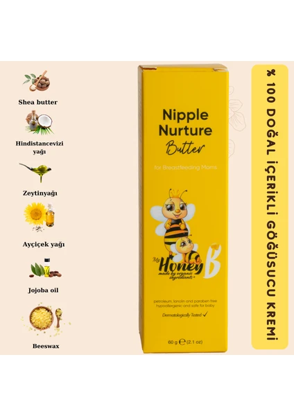 My Honey B Nipple Nurture Butter Göğüs Ucu Kremi 60 gr