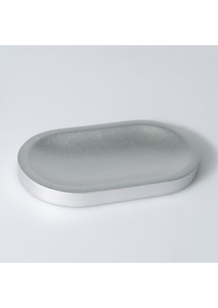 Luxe Katı Sabunluk Gümüş