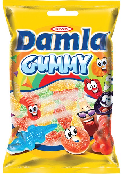 Damla Gummy Bears Sour 1 Kg Jel Şeker