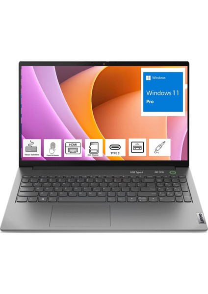 Ideapad Amd Ryzen 7 5700U 12GB 1tb SSD 15.6" Fhd Windows 11 Pro Taşınabilir Bilgisayar 82KU00T7TX WZ03