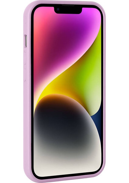 Apple iPhone 13 Kılıf Parlak Taşlı Tasarım Pırlanta Kapak Lila