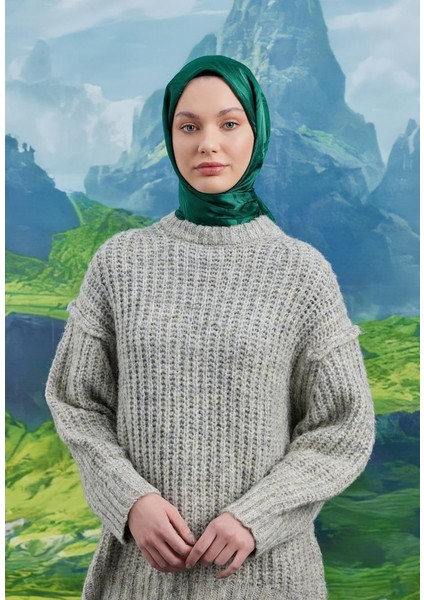 Jakar Janjan Şal Dalga Desen - Zümrüt