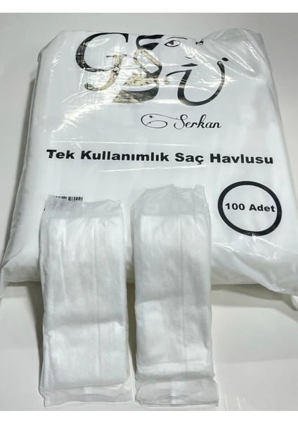 Tek Kullanımlık Havlu 100 Adet Tektek Katlı Petek Desen