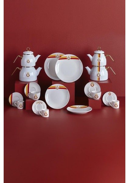 N3471 Galatasaray Lisanslı Arma Logo 2'li Pasta Tabağı fırsatları