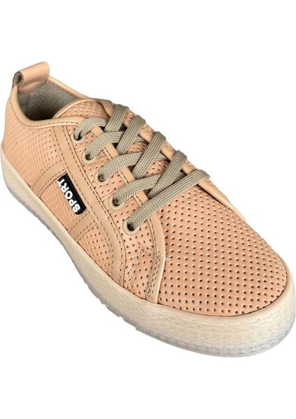 Bağcıklı Kadın Spor Ayakkabı BEJ fiyatları
