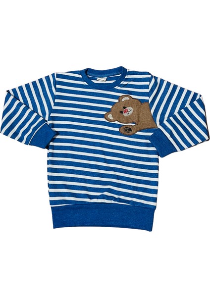 Nakışlı Mevsimlik Çocuk Sweatshirt