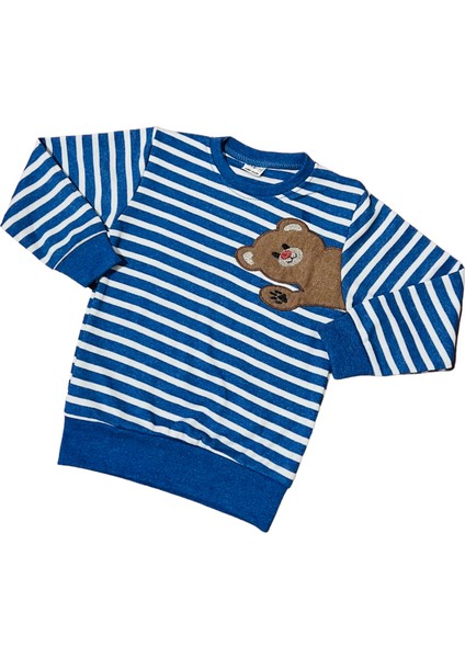 Nakışlı Mevsimlik Çocuk Sweatshirt