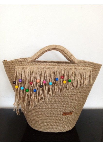 Hasır Çanta Plaj Çantası El Çantası El Emeği Handmade Tarz Yaz Moda Çanta