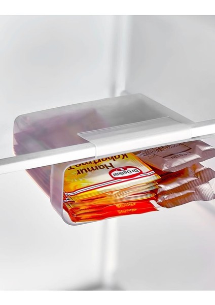 5 Adet Asılabilir Buzdolabı Düzenleyici, Çok Amaçlı Mini Kutu, Dolap Içi Organizer 5’li Set indirimleri
