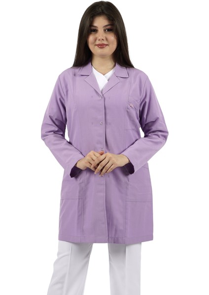 Gömlek Yaka Fabrika Otel Mutfak Meslek Lisesi Stajyer Kadın Renkli Iş Önlüğü