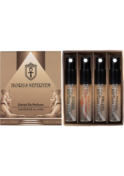 Narkissos, Wise Owl, Black Magic, Aphrodisiaque - 4'lü 3ml Karışık Keşif Seti -007