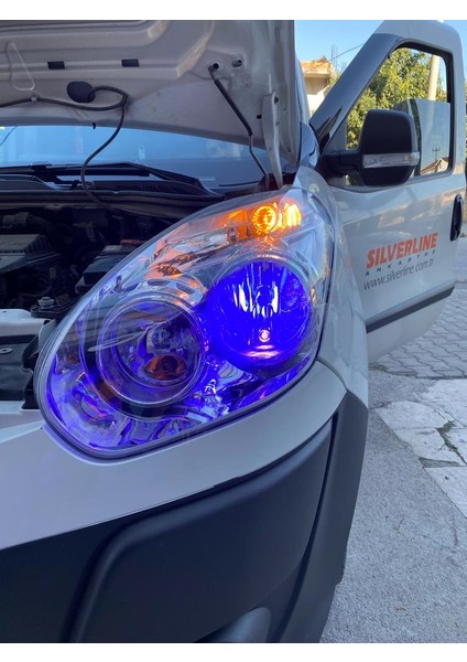 3 Renk-Deli MAVİ+BEYAZ+LİMON-H11-LED Far Ampulü fırsatları
