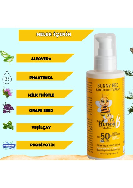 My honey b Sunny Bee 147 ml Güneş Spreyi