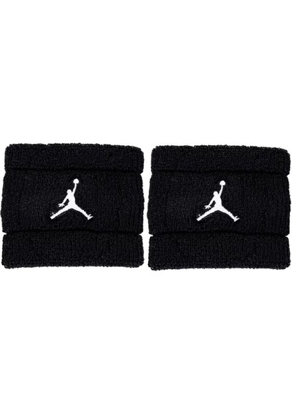 Jordan M Wrıstbands 2 Pk Terry Siyah Unisex Bileklik