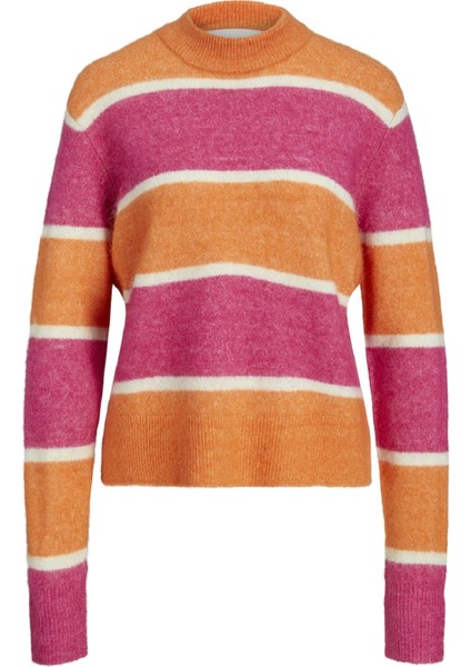 Bayan Renk Bloklu Sıfır Yaka Yün Kazak 12246493 indirimleri