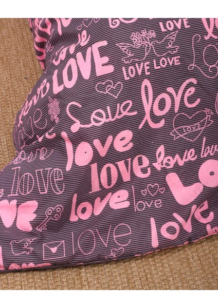 Tek Kişilik Nevresim Seti (Çarşafsız)Love