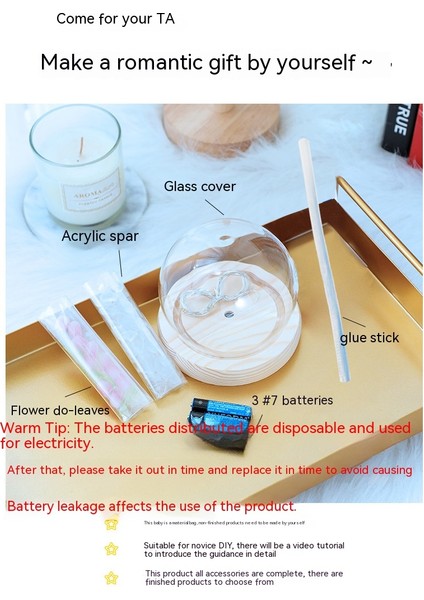 Yaratıcı El Yapımı Diy Malzeme Paketi Lale Gece Lambası Masaüstü Süsü Ortam Işığı (Yurt Dışından) modelleri