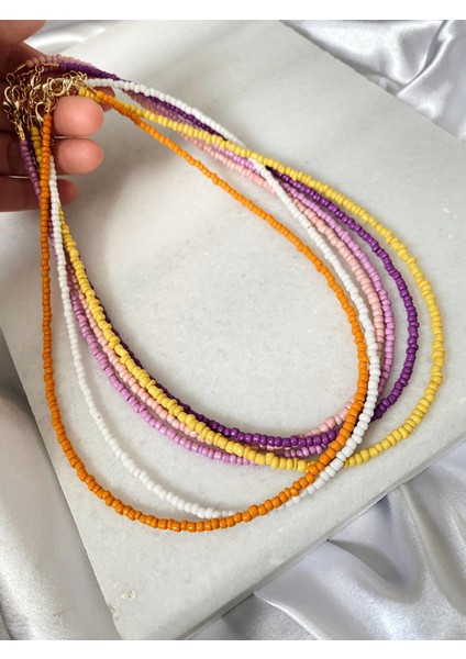 Altılı Boncuk Kolye Seti