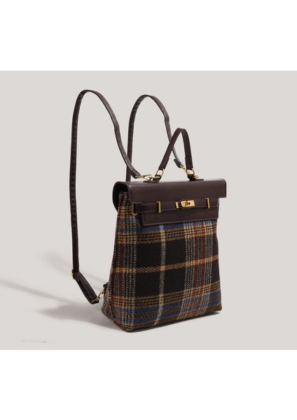 Yeni Vintage Kelly Çantası Ekose Çanta (Yurt Dışından) modelleri