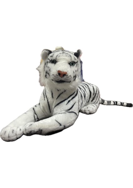Peluş Kaplan Beyaz 75 cm PLTW73L