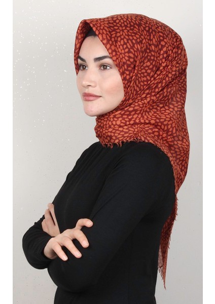 Coton Kare Eşarp 1686-9