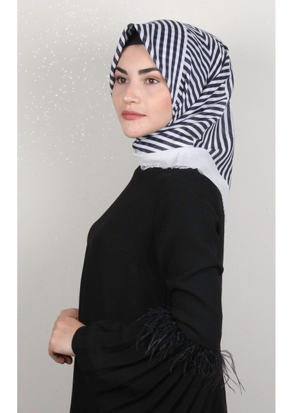 Coton Kare Eşarp 1693-8