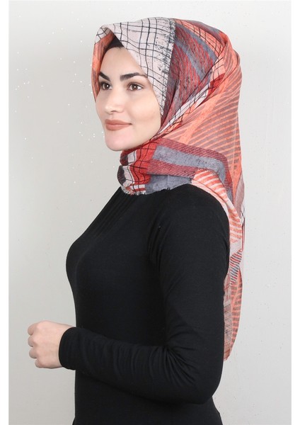 Pamuklu Trend Eşarp 9937-16 Orange