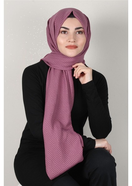 Alya Fresh Şal 2526-22 Gül Kurusu