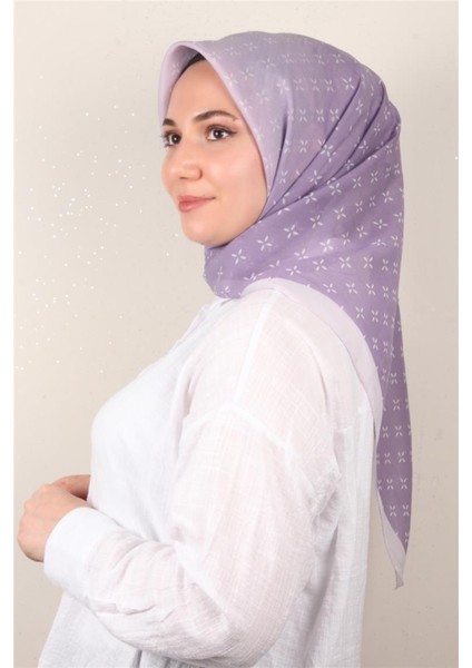 Coton & Silk Eşarp 3645-6 Leylak