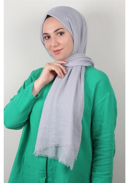 Bürümcük Ince Şal 3093-3 Gümüş modelleri