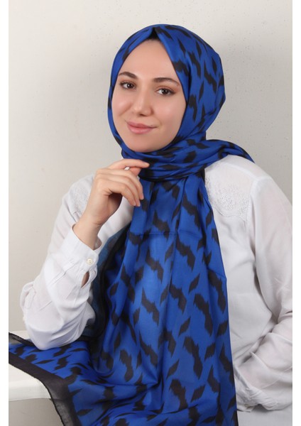 Soft Touch Şal 2776-18 Saks Mavisi