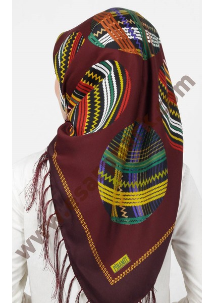 Piramit Püsküllü Eşarp 111-0023-04