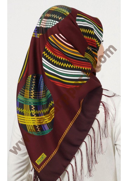 Piramit Püsküllü Eşarp 111-0023-04 fiyatları