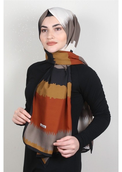 Medine Desenli Şal 1809-2 Taba