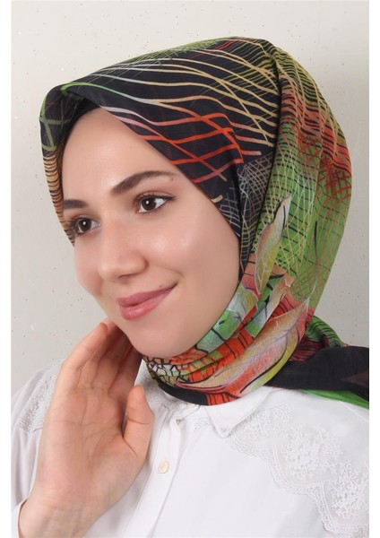 Coton & Silk Eşarp 3649-3