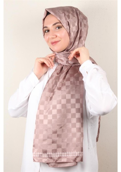 Fashion Ipeksi Şal 2881-12 Koyu Pudra