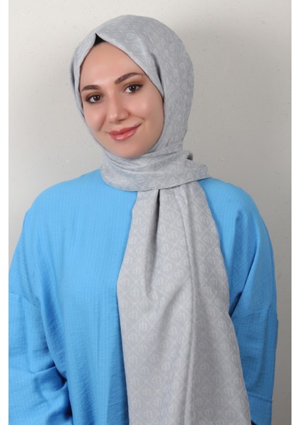 Ultralight Şal 2768-23 Gümüş