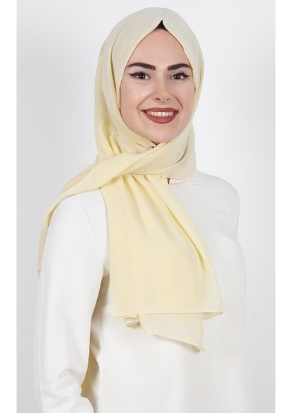 Şifon Şal Düz Renk 1293-27
