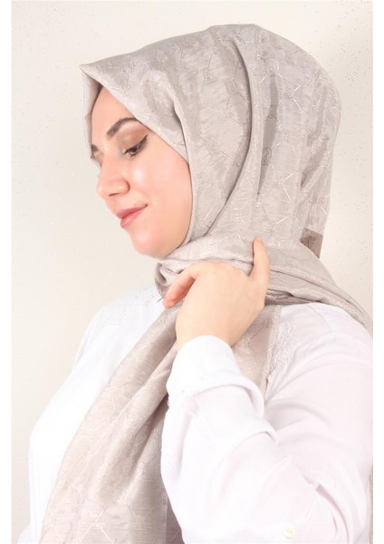 Ipeksi Monogram Şal 2753-13 Taş