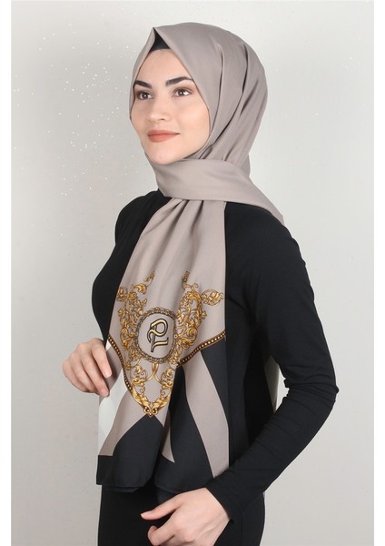 Medine Desenli Şal 1819-11 Toprak