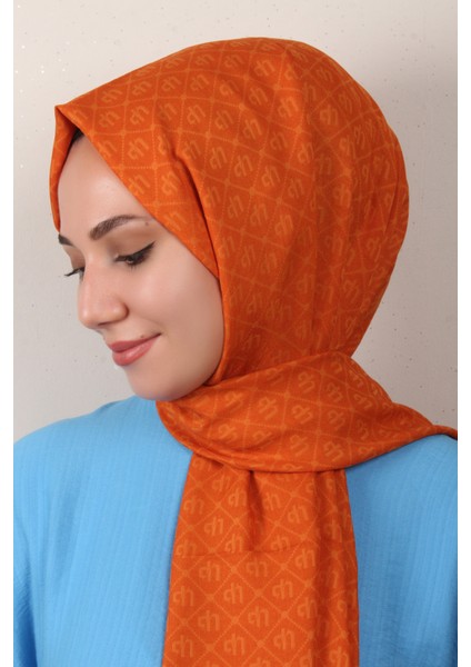 Ultralight Şal 2768-10 Yanık Portakal