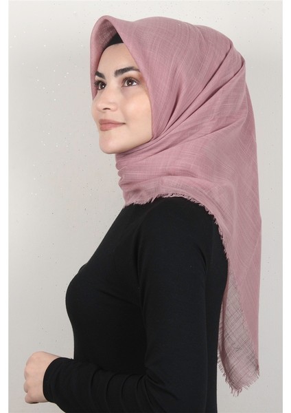 Pamuklu Trend Eşarp 9914-52 Gül Kurusu