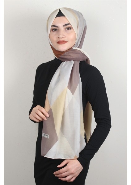 Cotton & Silk Şal 3632-10 Toprak