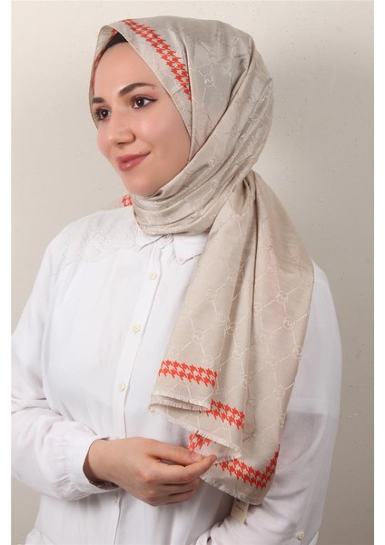 Fashion Ipeksi Şal 2882-4 Krem